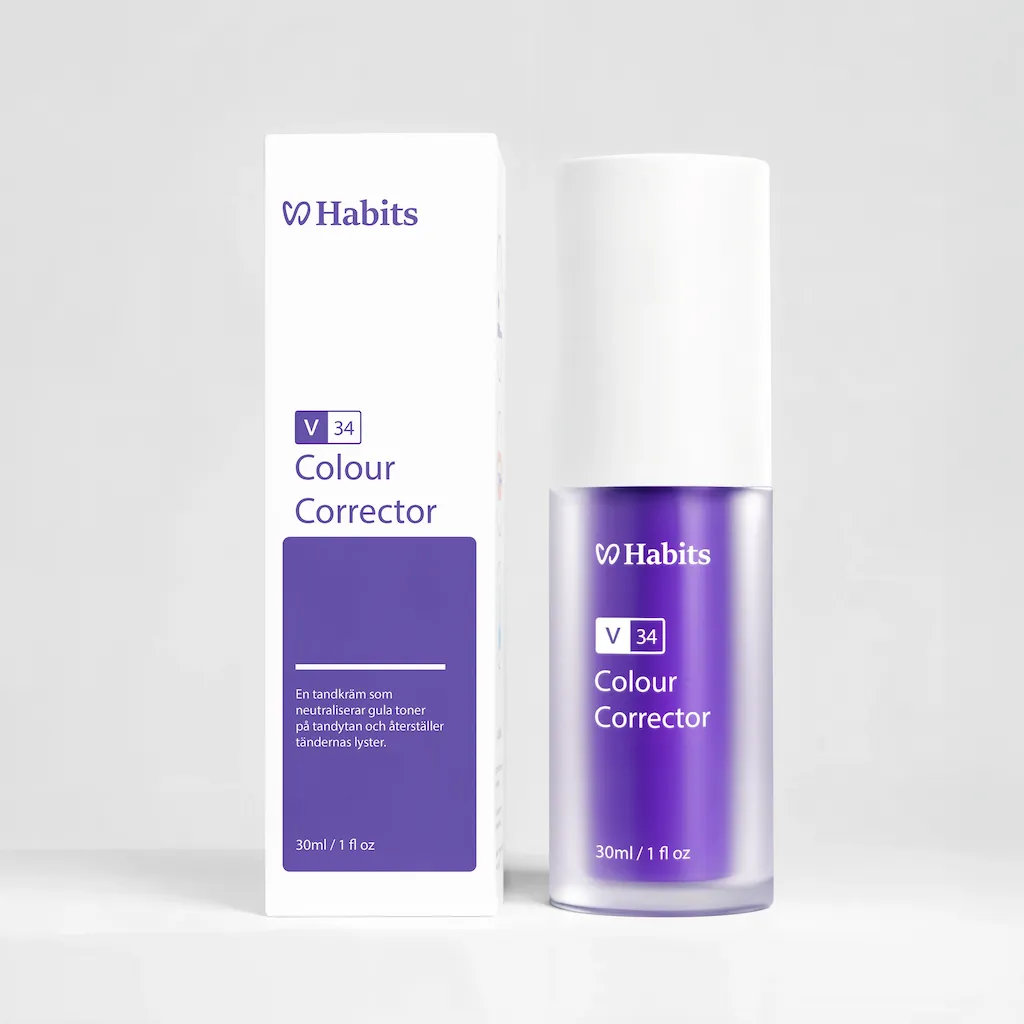 Habits V34 Colour Corrector Serum, flaska