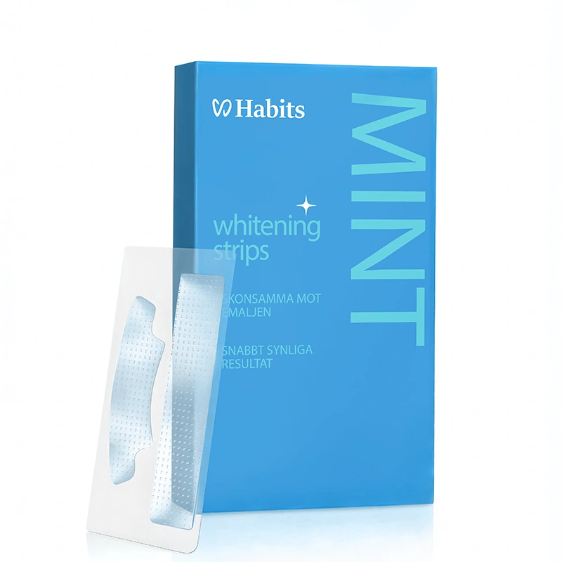 Habits Whitening Strips Mint, produktbild