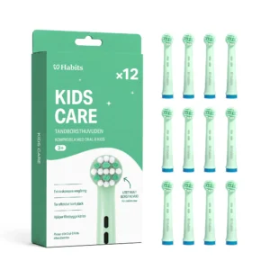 12-pack Oral-B Kids-kompatibla tandborsthuvuden – Grön