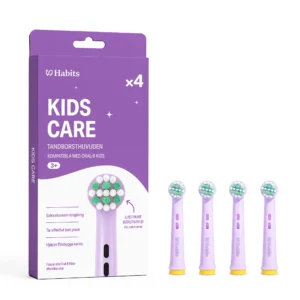 4-pack Oral-B Kids-kompatibla tandborsthuvuden – Lila
