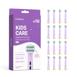 16-pack Oral-B Kids-kompatibla tandborsthuvuden – Lila