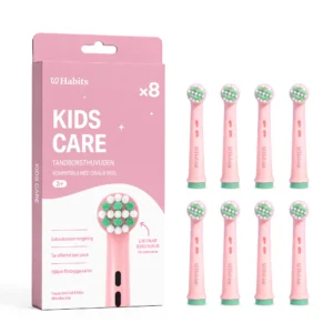 8-pack Oral-B Kids-kompatibla tandborsthuvuden – Rosa