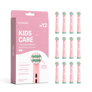 12-pack Oral-B Kids-kompatibla tandborsthuvuden – Rosa