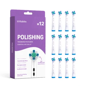 12-pack Oral-B-kompatibla tandborsthuvuden – Polishing
