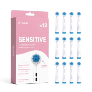 12-pack Oral-B-kompatibla tandborsthuvuden – Sensitive