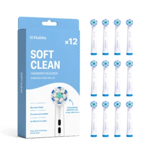 12-pack Oral-B-kompatibla tandborsthuvuden – Soft Clean