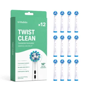 12-pack Oral-B-kompatibla tandborsthuvuden – Twist Clean