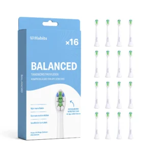16-pack Philips Sonicare-kompatibla tandborsthuvuden – Balanced
