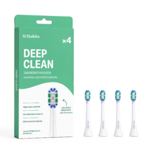 4-pack Philips Sonicare-kompatibla tandborsthuvuden – Deep Clean
