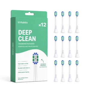 12-pack Philips Sonicare-kompatibla tandborsthuvuden – Deep Clean
