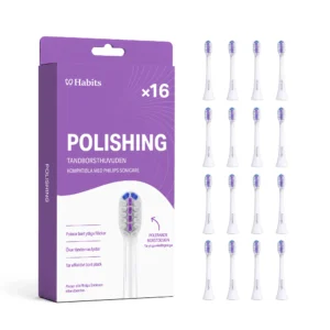16-pack Philips Sonicare-kompatibla tandborsthuvuden – Polishing