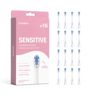 16-pack Philips Sonicare-kompatibla tandborsthuvuden – Sensitive