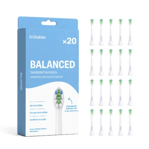 20-pack Philips Sonicare-kompatibla tandborsthuvuden – Balanced