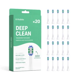 20-pack Philips Sonicare-kompatibla tandborsthuvuden – Deep Clean
