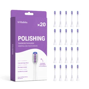 20-pack Philips Sonicare-kompatibla tandborsthuvuden – Polishing