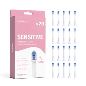 20-pack Philips Sonicare-kompatibla tandborsthuvuden – Sensitive